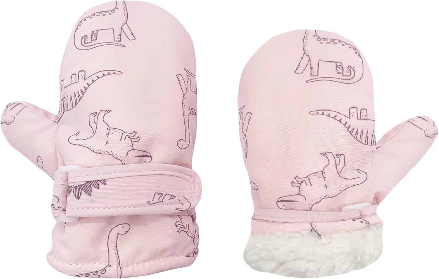 Toddler Gloves Kids Mittens Winter Warm Lined Fleece Gloves Waterproof Snow Baby Mitten for Boys Girls