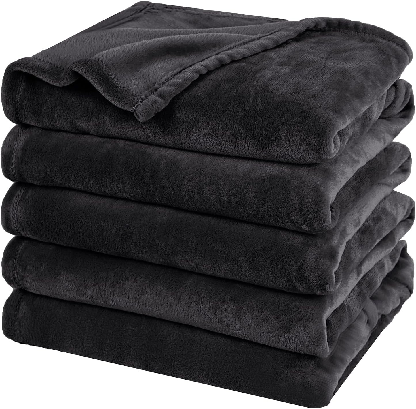 PHF Oversized King Fleece Blanket 120"x120", No Shed No Pilling Big Soft Blanket, Extra Large 10'x