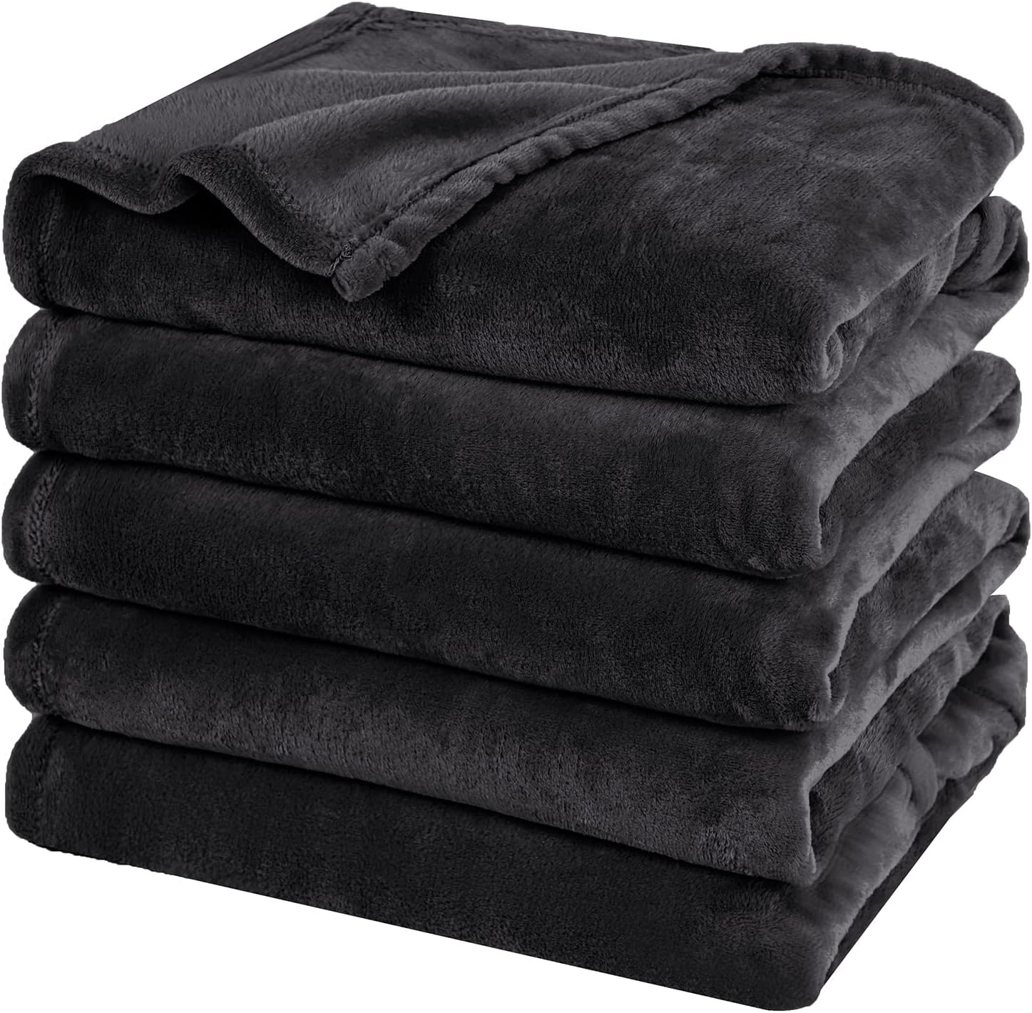 PHF Oversized King Fleece Blanket 120"x120", No Shed No Pilling Big Soft Blanket, Extra Large 10'x