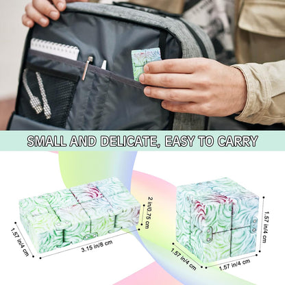 Infinitycube Fidget Toy, Unique Tie-Dye Infinitycube for Kids and Adults, Fidget Toy Relaxing