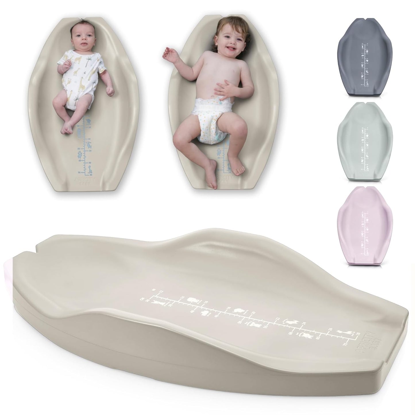 Apricity Baby Changing Pod- Beige -Waterproof Non-Slip Changing Pad Easy-to-Clean Diaper Changing Station for Dresser Tops Large Portable Wipeable Changing Pad for Newborns to Toddlers Diaper Changer