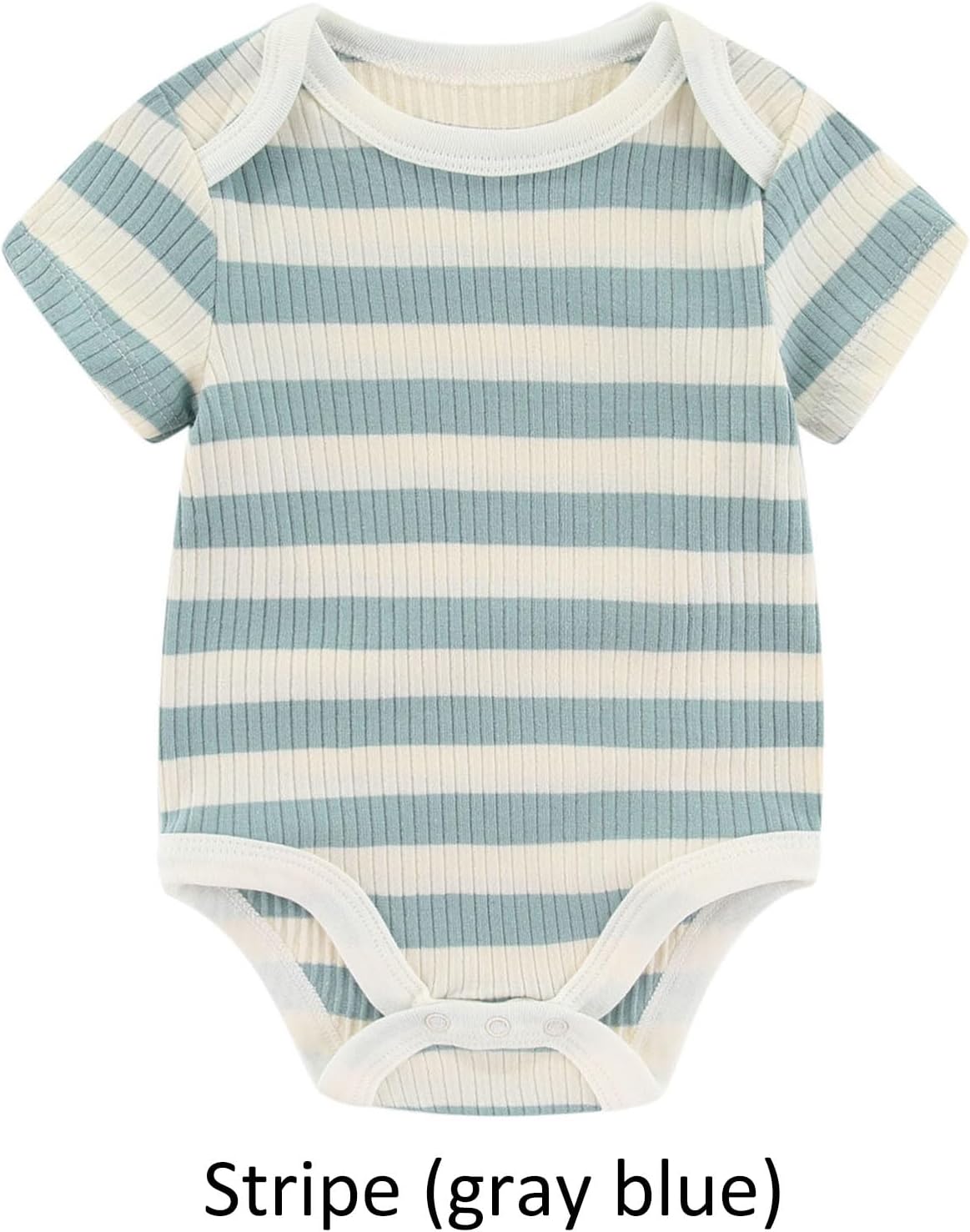 Baby Bodysuit and Pant Set Summer Ribbed Mix Match Infant Boy Girl Clothes Outfits