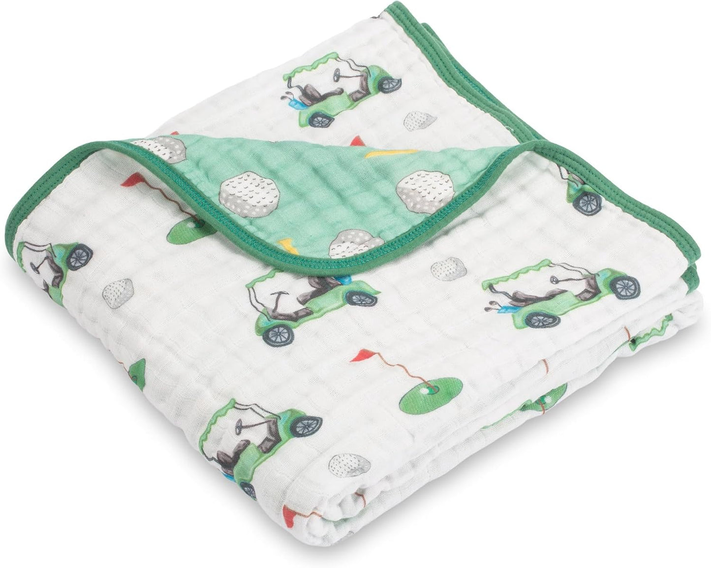 LollyBanks Muslin Baby Blanket 100% Organic Cotton, Muslin Quilt Lightweight, Toddler Blanket for