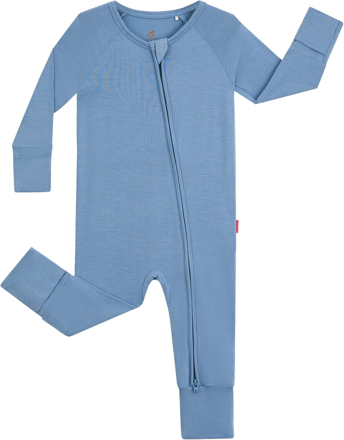 Baby One-Piece Romper Footless Bamboo Viscose Pajamas Sleepers for Baby Boys and Girls