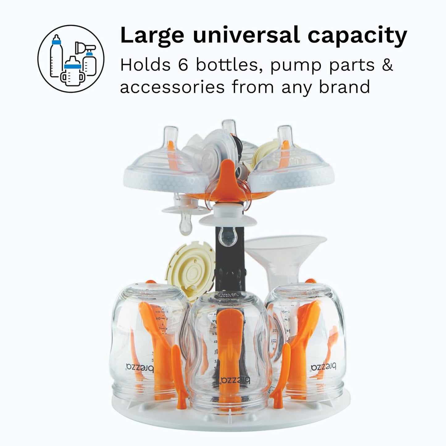 Baby Brezza Baby Bottle Sterilizer and Dryer Machine – Electric Steam Sterilization - Universal Fit