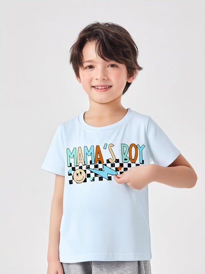 Happy Town Toddler Clothes Baby Boy Girl Smiley Face Shirt Short Sleeve T-Shirt Tee Summer Tops Outfits