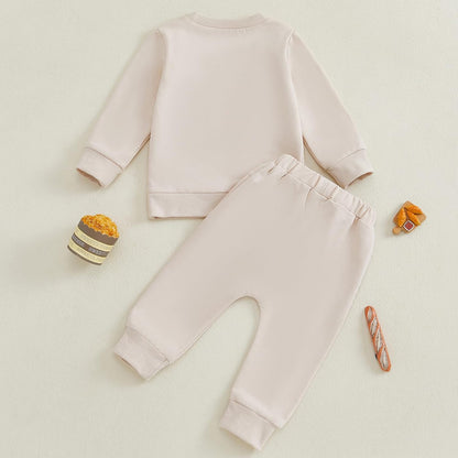WZTYYDS Toddler Boy Clothes 2T 3T 4T 5T Fall Outfits Baby Pullover & Pants Sets Kids Winter 2Pcs Sweatsuit