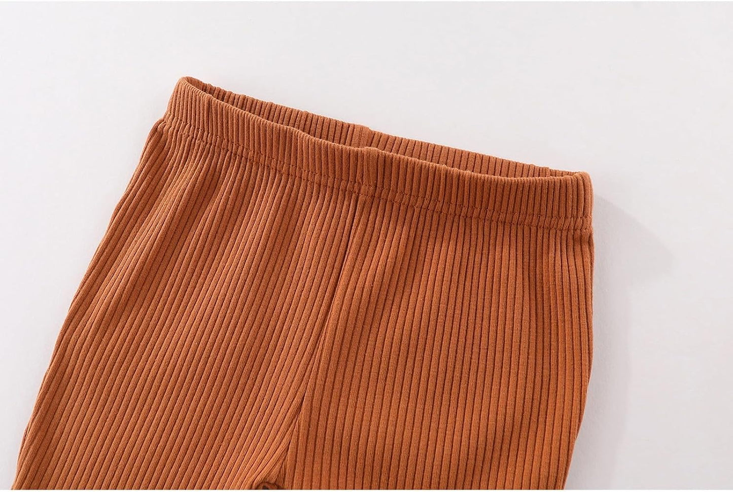 Unisex Baby Boy Girl Pants Sets Ribbed Soft Infants Bottoms Casual 4 Pack 0-24 Month Babies' Leggings