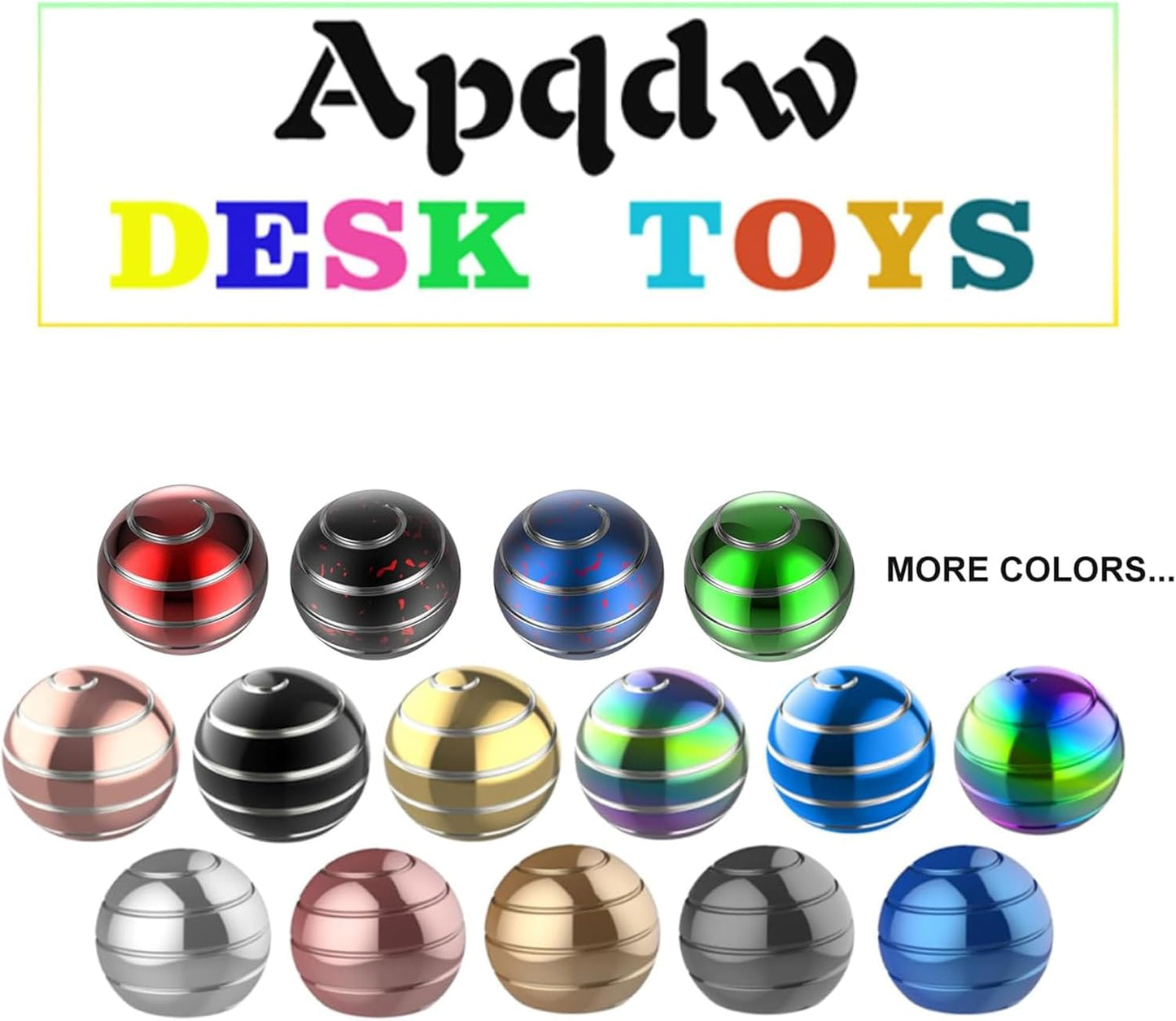 Fidget Toys, 1.77'' Kinetic Desk Toys for Adults, Desk Accessories for Office, Party Favors, Christmas Stocking Stuffers, Easter Basket (45MM, Blue Red)