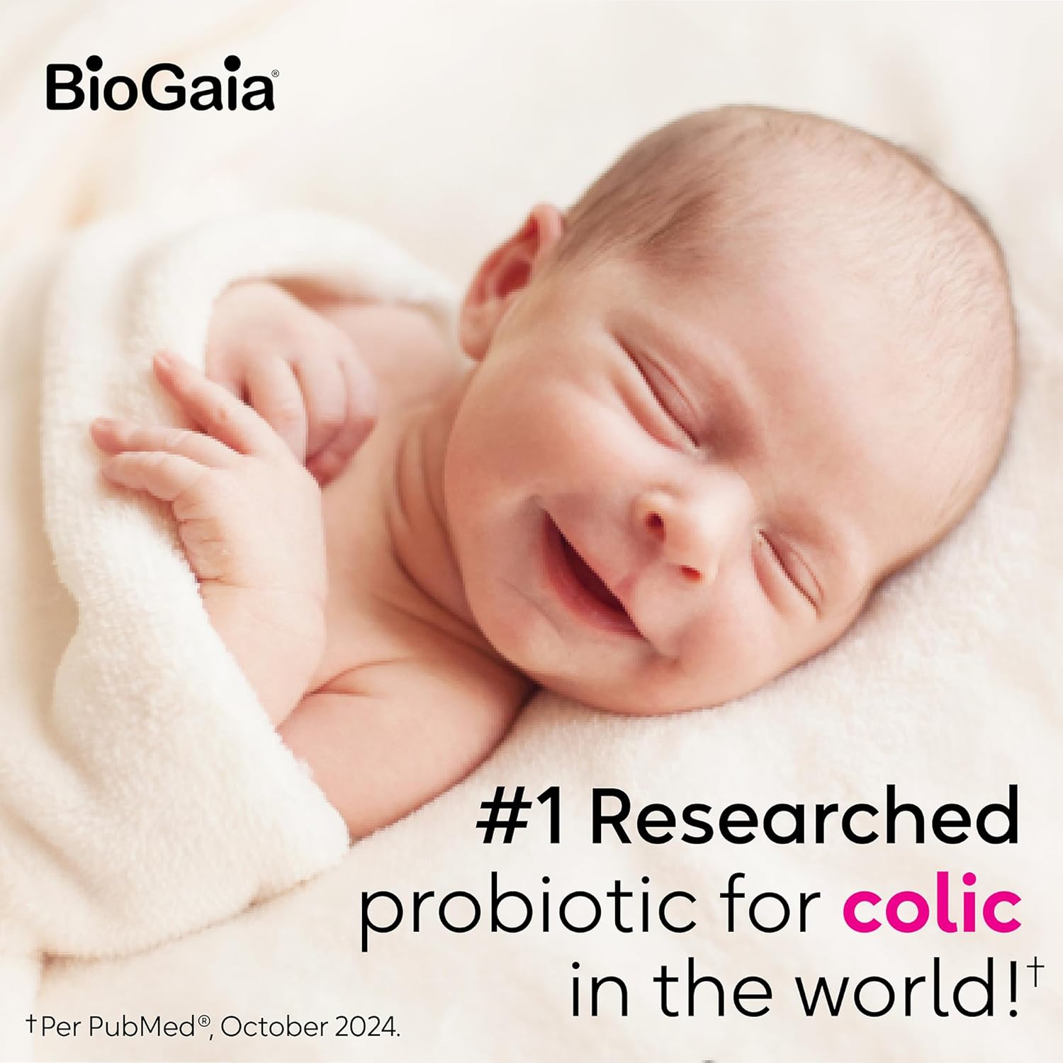 BioGaia Protectis Baby Probiotic Drops | Colic & Gas Relief + Vitamin D | Safe for Newborns | Ease
