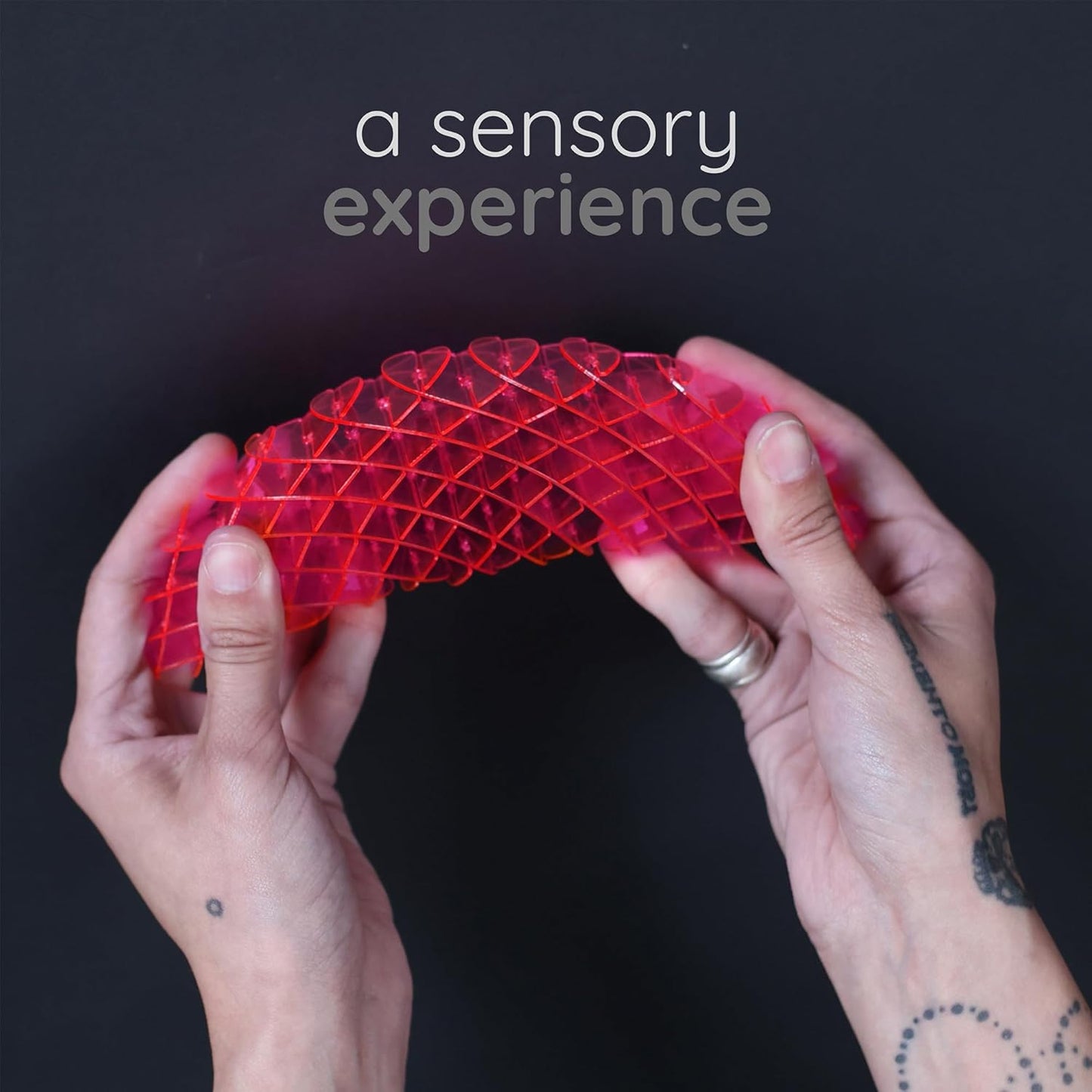 Morf Fidget Worm Toy - Desk Fidgets for Adults - Cool Satisfying Worm Fidget Sensory Toys - Fun and Interactive Morf Fidget Toy for Kids - USA Patent Pending Morf Figgy Toys - Small - 12 x 12