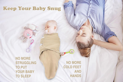Bublo Baby Swaddles for Newborns – 3-Pack Infant Swaddles 0-3 Months – Adjustable Swaddle Sleep