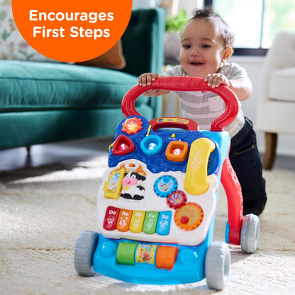VTech Sit-to-Stand Learning Walker (Frustration Free Packaging), Blue