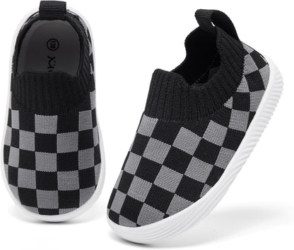 MORENDL Baby Toddler Walking Socks Non-Slip Breathable Unisex Casual Sneakers