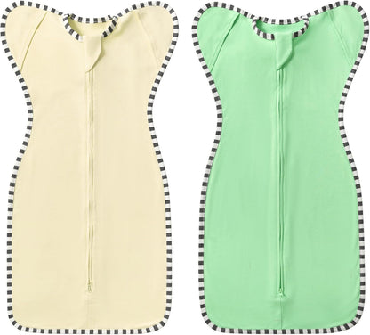 2-Pack Baby Transition Swaddle Set, Breathable Infant Sleep Sack, Soft Swaddling Sack for Boy Girl