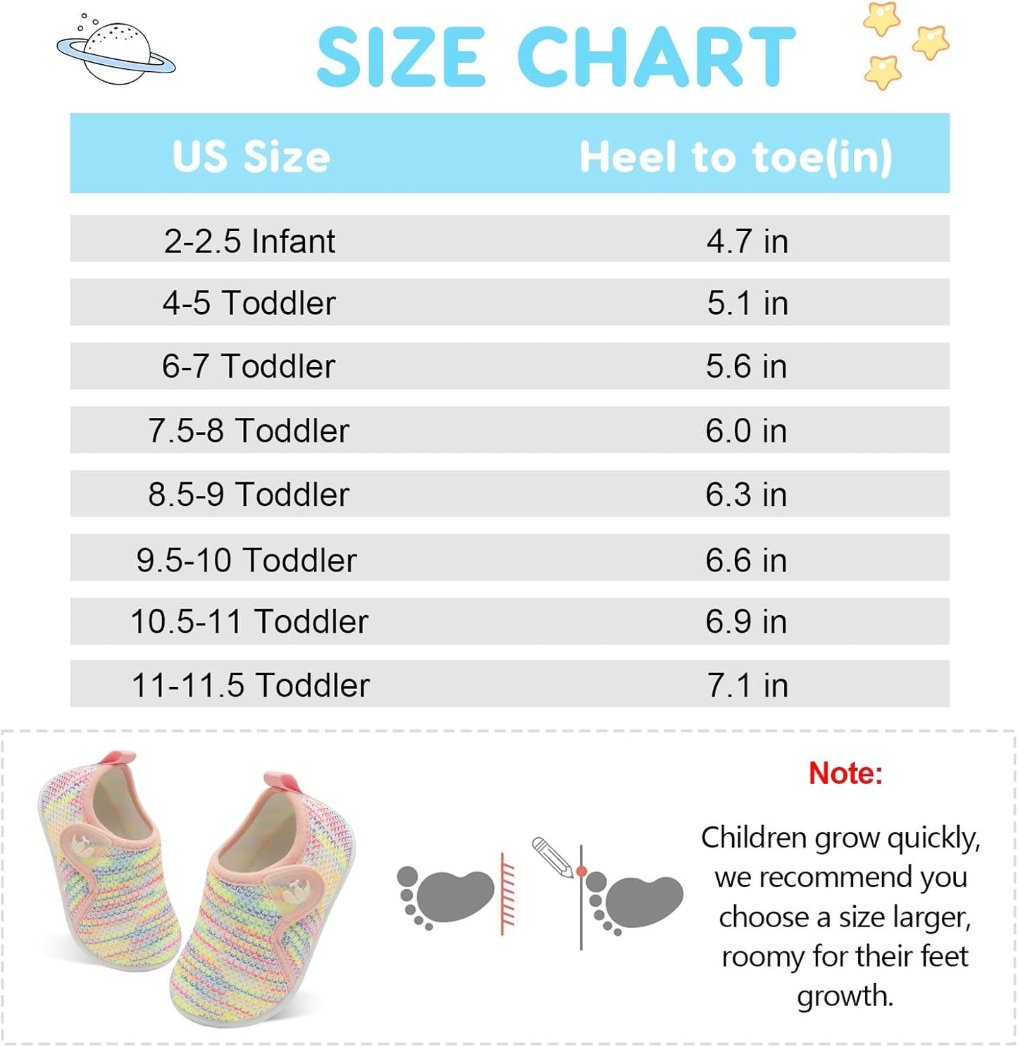 FEETCITY Toddler Walking Shoes Slip On Toddler Shoes Boys Girls Kids Sports Sneakers Casual School Shoes Barefoot Shoes
