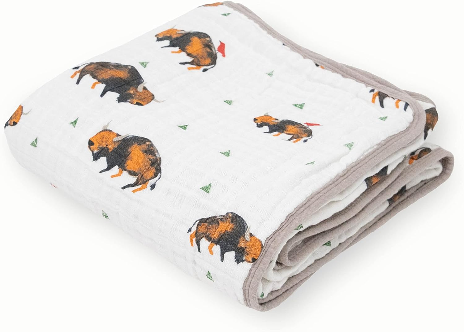 Little Unicorn Original Premium Cotton Quilt | Multi-Layered & Extra-Soft Muslin Fabric |for Babies