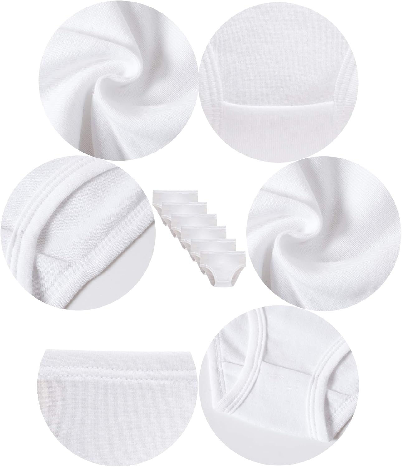 Barara King Little Girls' Soft Cotton Underwear Toddler Undies Kids panties