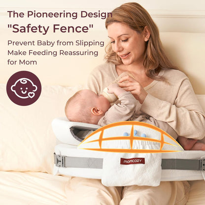 Momcozy CozyPro Nursing Pillow for Breastfeeding - All Around Ergonomic Comfort & Support