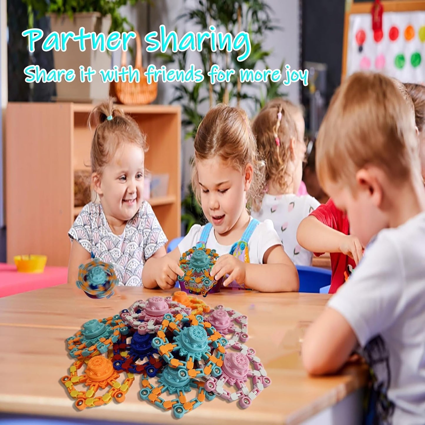 16 Pcs Fidget Spinner Toys Party Favors Goodie Bag Stuffers Gifts,Transformable Robot Fingertip Stress Relief Gyro Sensory Toys for Kids Adults ADHD Autisms,Treasure Box Toys Carnival Prizes Supplies