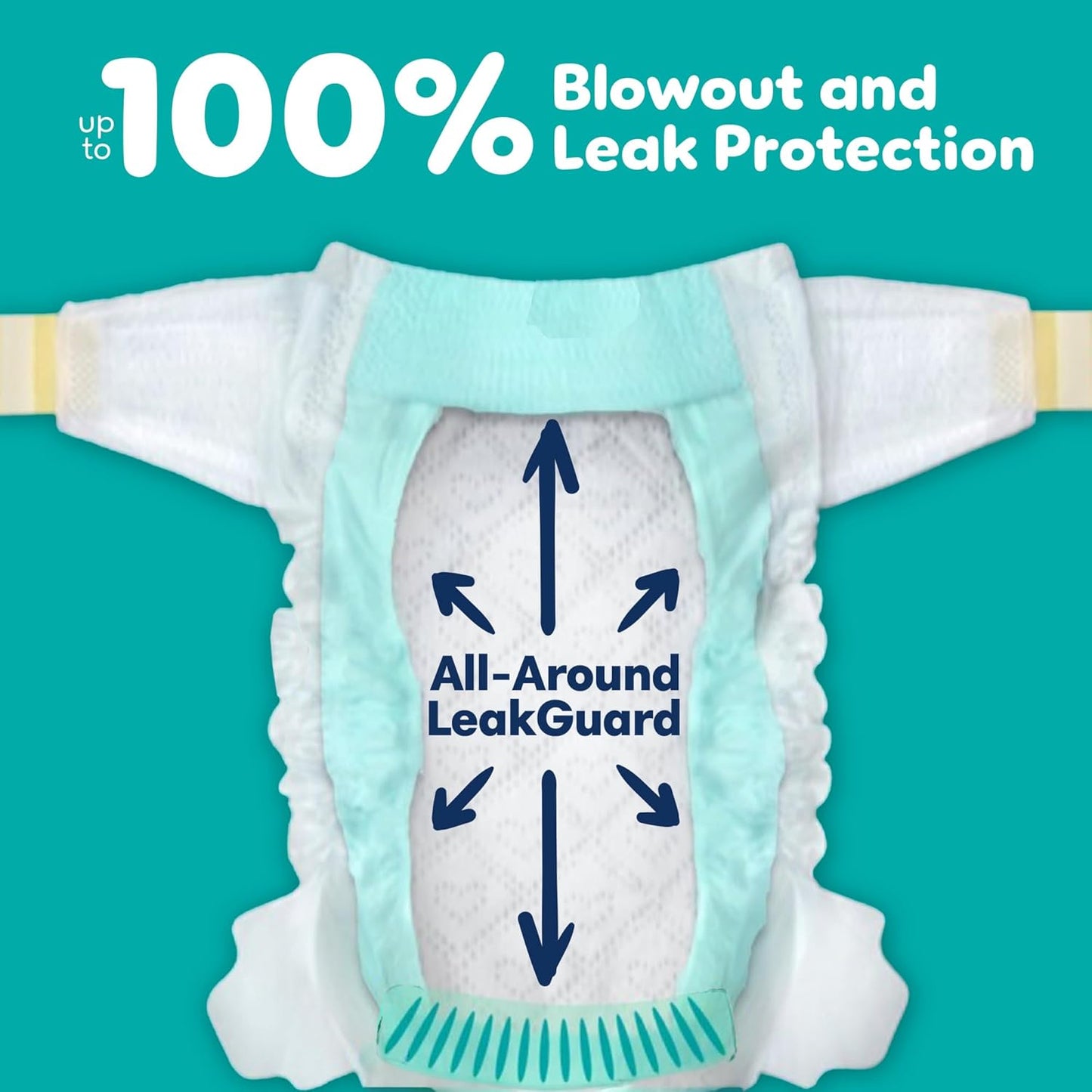 Pampers Baby Diapers - Swaddlers - Size 7, 44 Count, Ultra Absorbent Disposable Infant Diaper