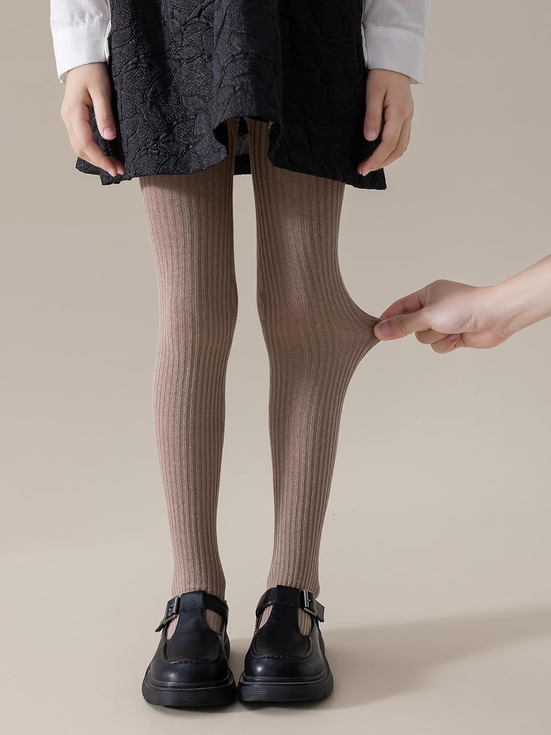 BINIDUCKLING Baby & Toddler Cable Kit Tights for Girls 6 Months - 8 Years