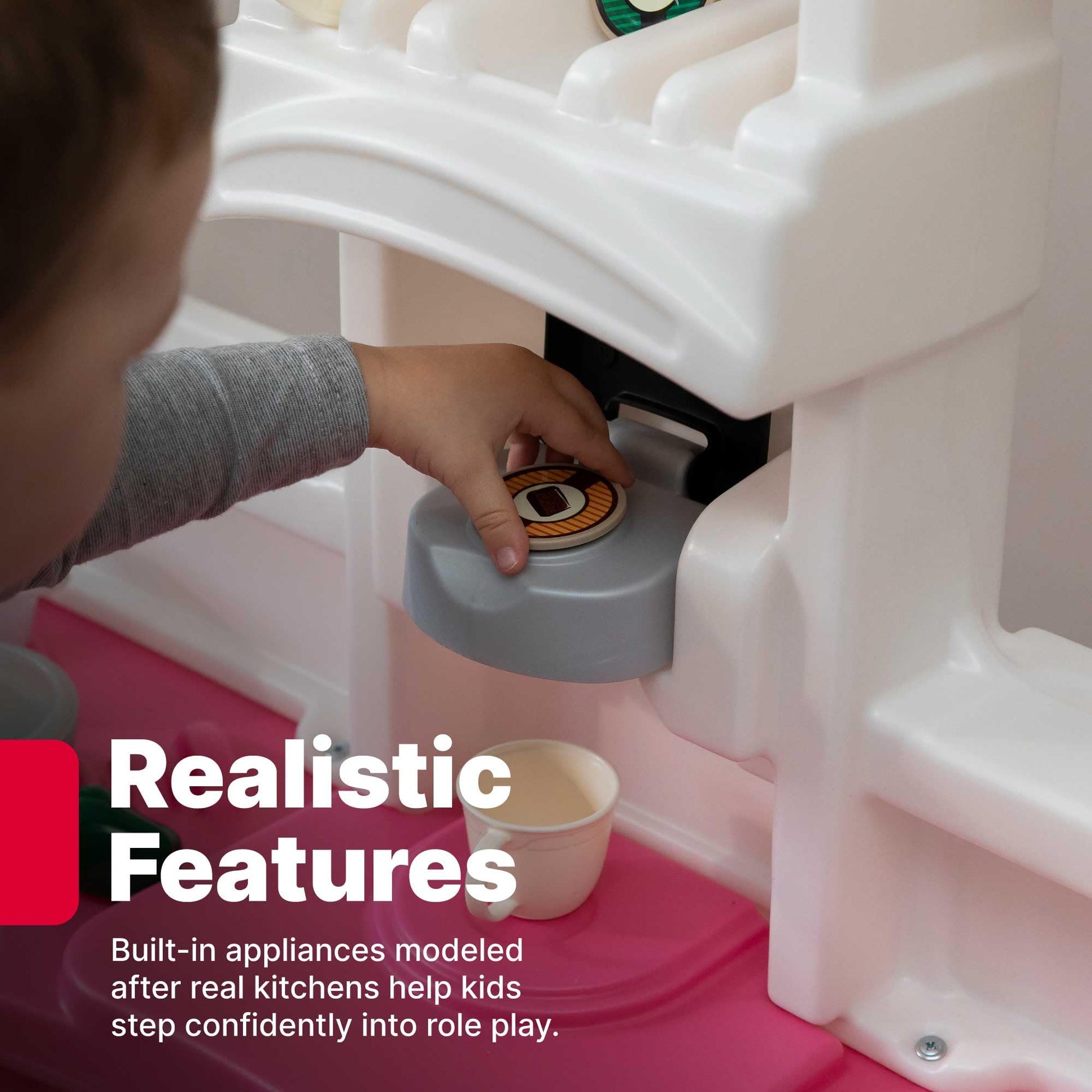Step2 Fun with Friends Kids Kitchen Playset, Indoor/Outdoor Kitchenette, Interactive Play with