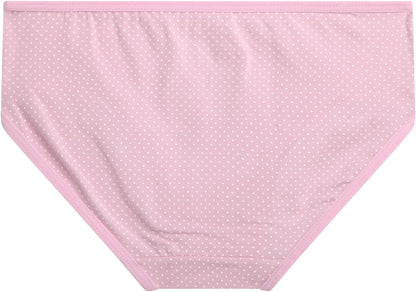Laura Ashley Girls Underwear - 5 Pack Soft Stretch Breathable Panties for Girls - Lightweight Cotton Panties (Size: 4-12)