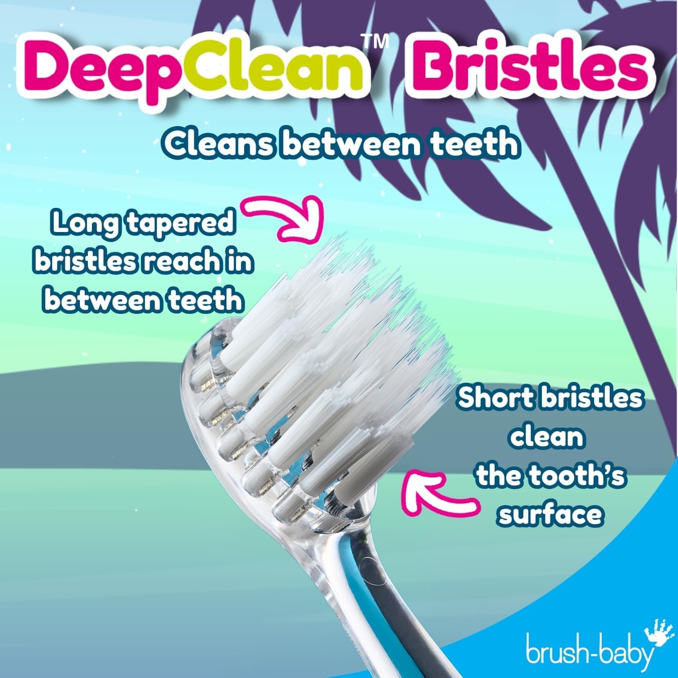 Brush‑Baby - KidzSonic Flamingo Kids Electric Toothbrush for Ages 3+ with Disco LED Lights, Gentle