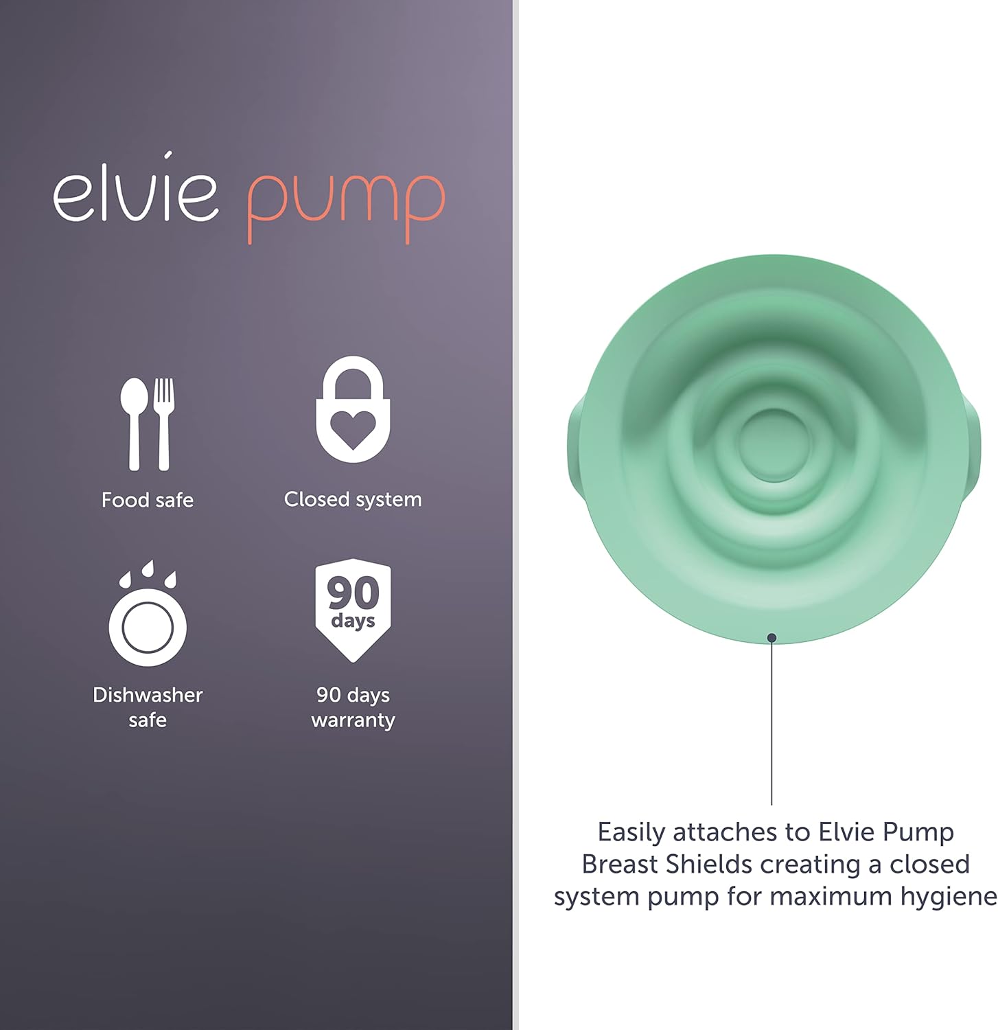 Elvie - Breast Pump Seals - Accessories for Breastmilk Storage, Pumps & Breastfeeding Essentials