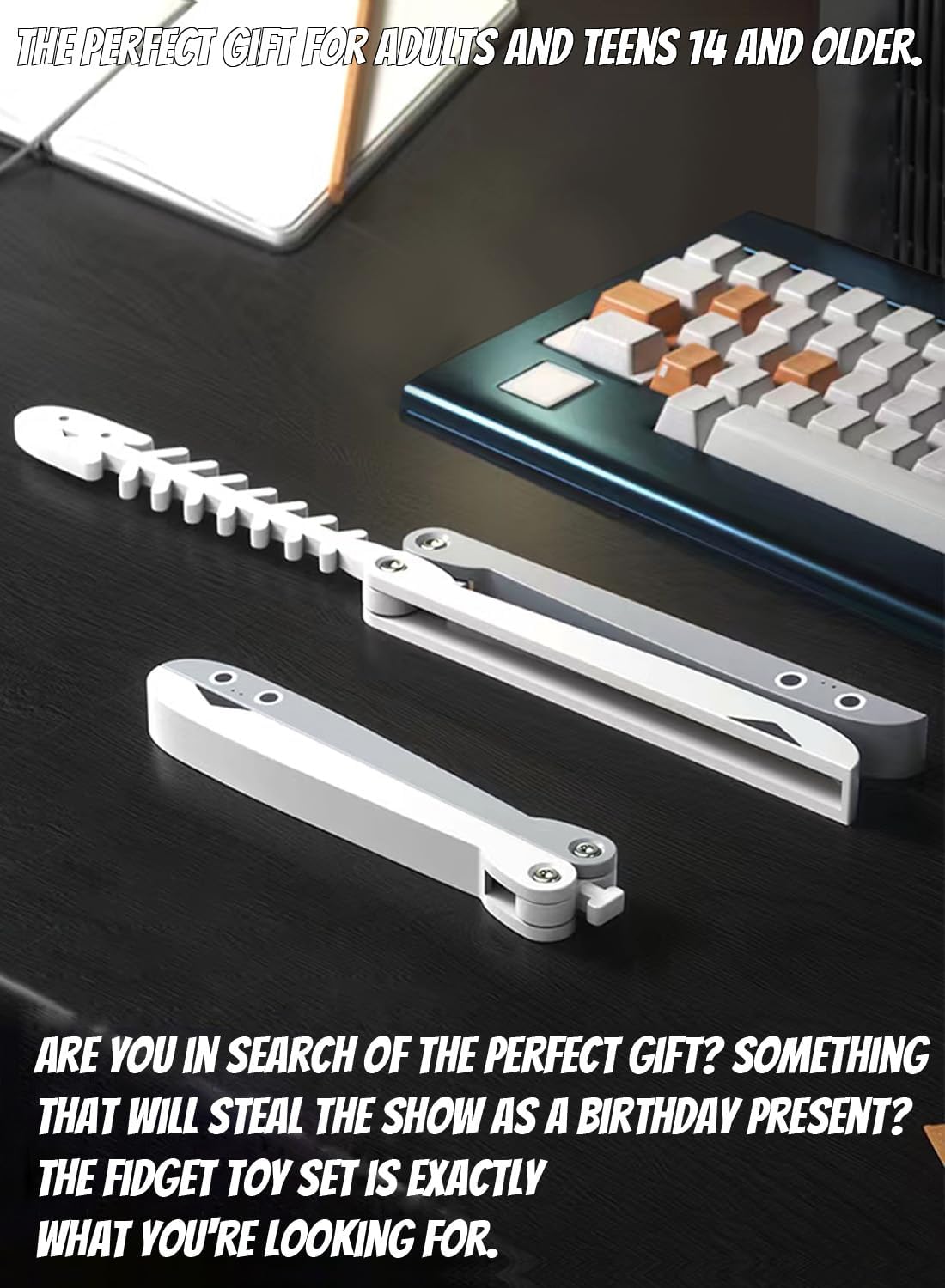 Fidget Gun Toy, Fidget Blaster Gun 1911 Titan Stress Shot ADHD Gun, 3D Printed Stress Anxiety Relief Pistol Toys