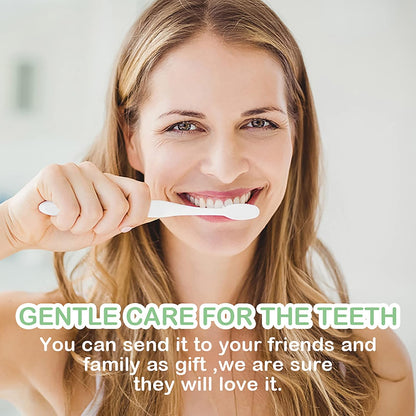 EasyHonor Extra Soft Toothbrush for Sensitive Gums, Micro-Nano Manual Toothbrush with 20000 Soft