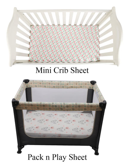 Pack n Play Sheet Stretchy Fitted Portable Mini Crib Sheets Set 3 Pack,Playard Sheets Convertible Playard Mattress Cover,Ultra Soft Jersey Material,Rocket Satellite,Car & Bus