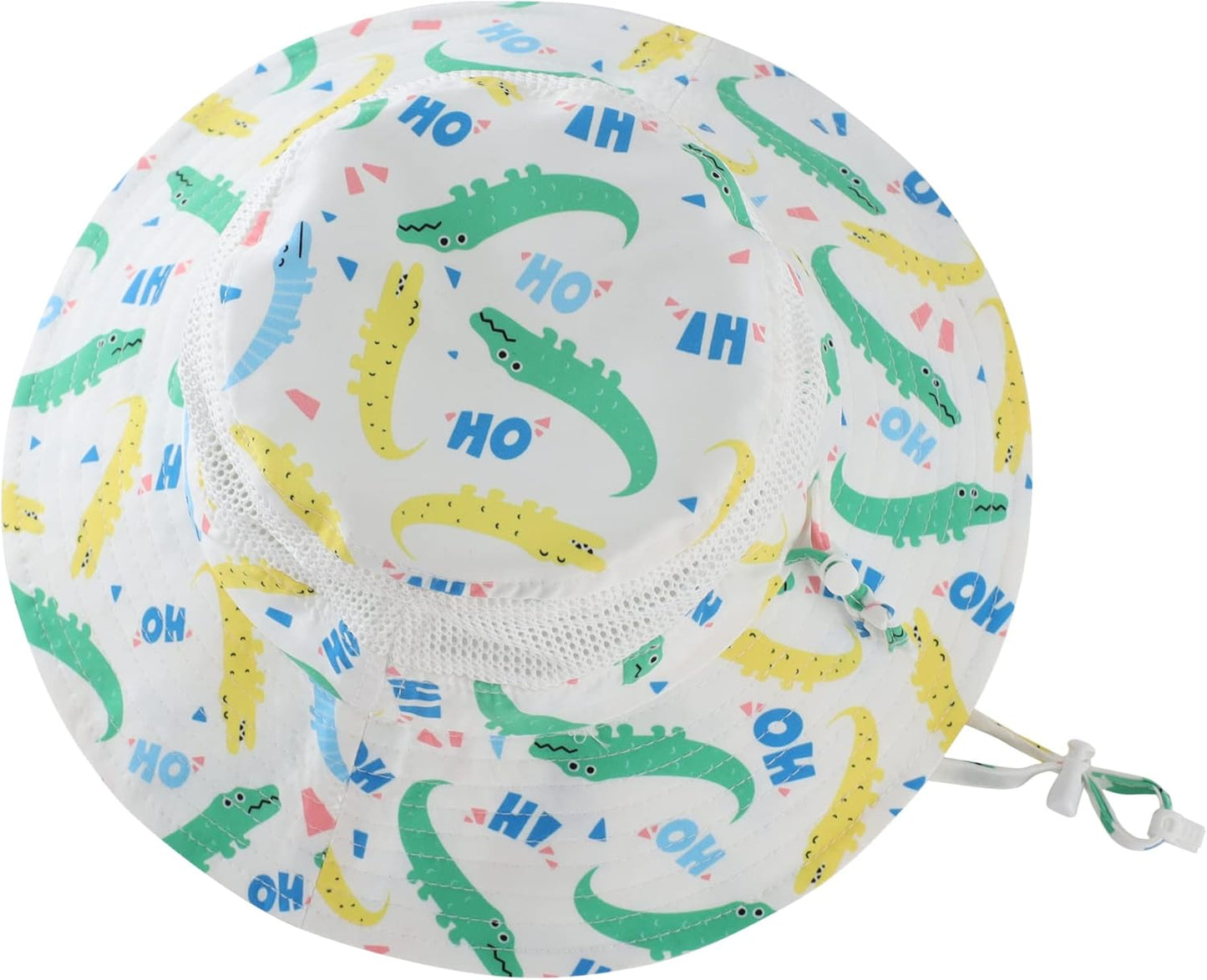 Home Prefer UPF50+ Wide Brim Sun Hat Boys Girls Sun Protection Hat Zoo Beach Swim Safari Bucket Hat for Baby Toddler Kid