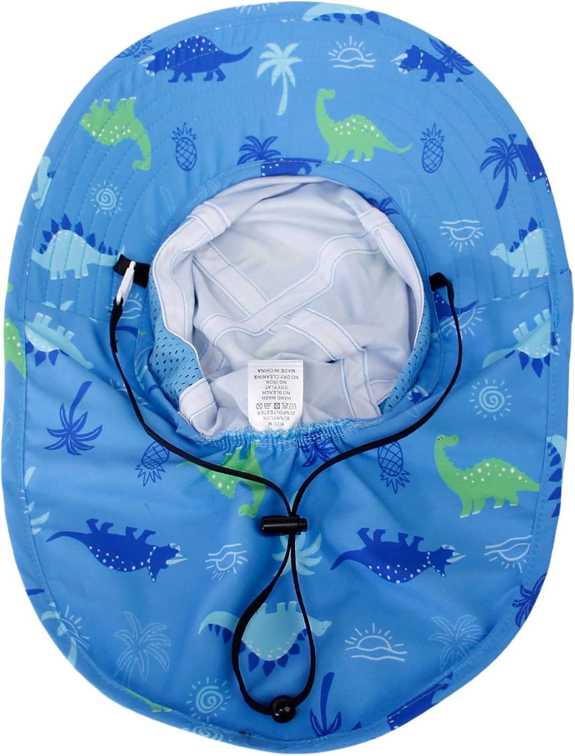 CHUNG Baby Sun Protection Hat Summer Toddler Adjustable UPF 50+ Wide Brim Neck Flap Beach Caps Boys Girls 1-12 Years Kids