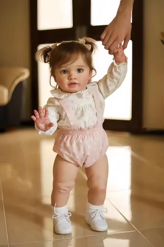 KAWAYII 26 Inch Lifelike Reborn Baby Doll Realistic Newborn Princess Girl Doll Soft Vinyl Handmade