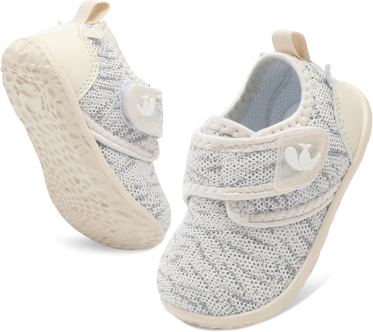 FEETCITY Baby Walking Shoes Barefoot Baby Shoes Infant Sneakers Newborn Crib Shoe Lightweight Flexible Slip On Shoe