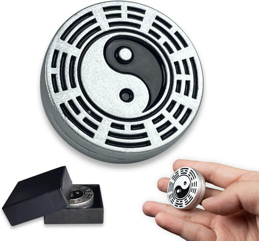 Fidget Slider Metal Haptic Toys Fidgets for Adults Anxiety Stress Relief, Prevent Alzheimer's Clicks Fidget Slider for School Home Office(Silver)