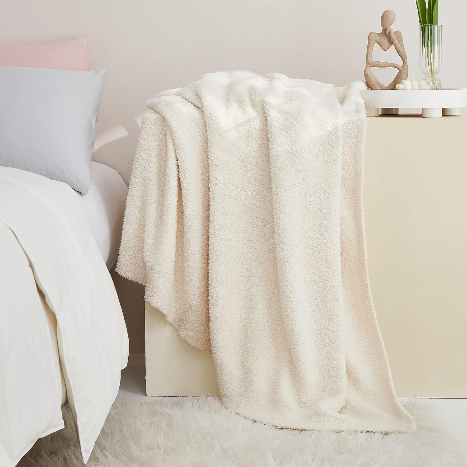 CYMULA Kids Blanket for Boys Girls 30x40 inches, Soft Cozy Fuzzy Swaddle Throw Blanket for Crib