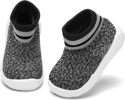 Engtoy Baby Shoes & Socks - Non-Slip Breathable Slippers with Soft Rubber Sole - Baby Boys & Girls Slip On Sneakers