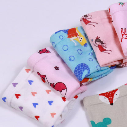 Finihen Girls Cotton Underwear Toddler Girls Panties Kids Briefs Multipacks.