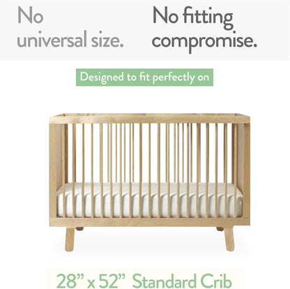 Joey + Joan Fitted Crib Sheets 28 x 52 – Compatible with Standard Crib Mattress and Toddler Bed