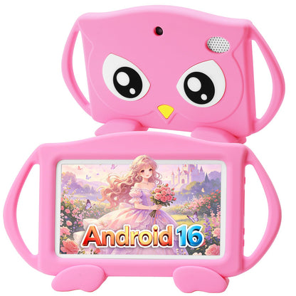 Trayoo Kids Tablet, Android 16 7'' Toddler Tablet for Kids with 4GB RAM 32GB ROM, Parent Control