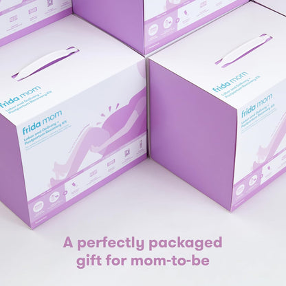 Frida Mom 15pc Labor & Postpartum Kit Gift Set for Baby Showers & Mom to Be, Includes Peri Bottle