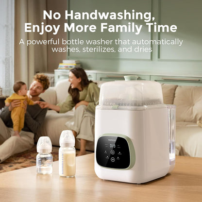 Momcozy KleanPal Pro Baby Bottle Washer, Sterilizer & Dryer - All-in-One Cleaning Machine for