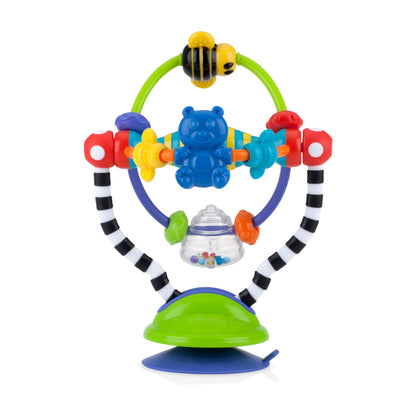 Nuby Silly Spinwheel Toy with Suction Base - Interactive High Chair Toy for Babies and Toddlers