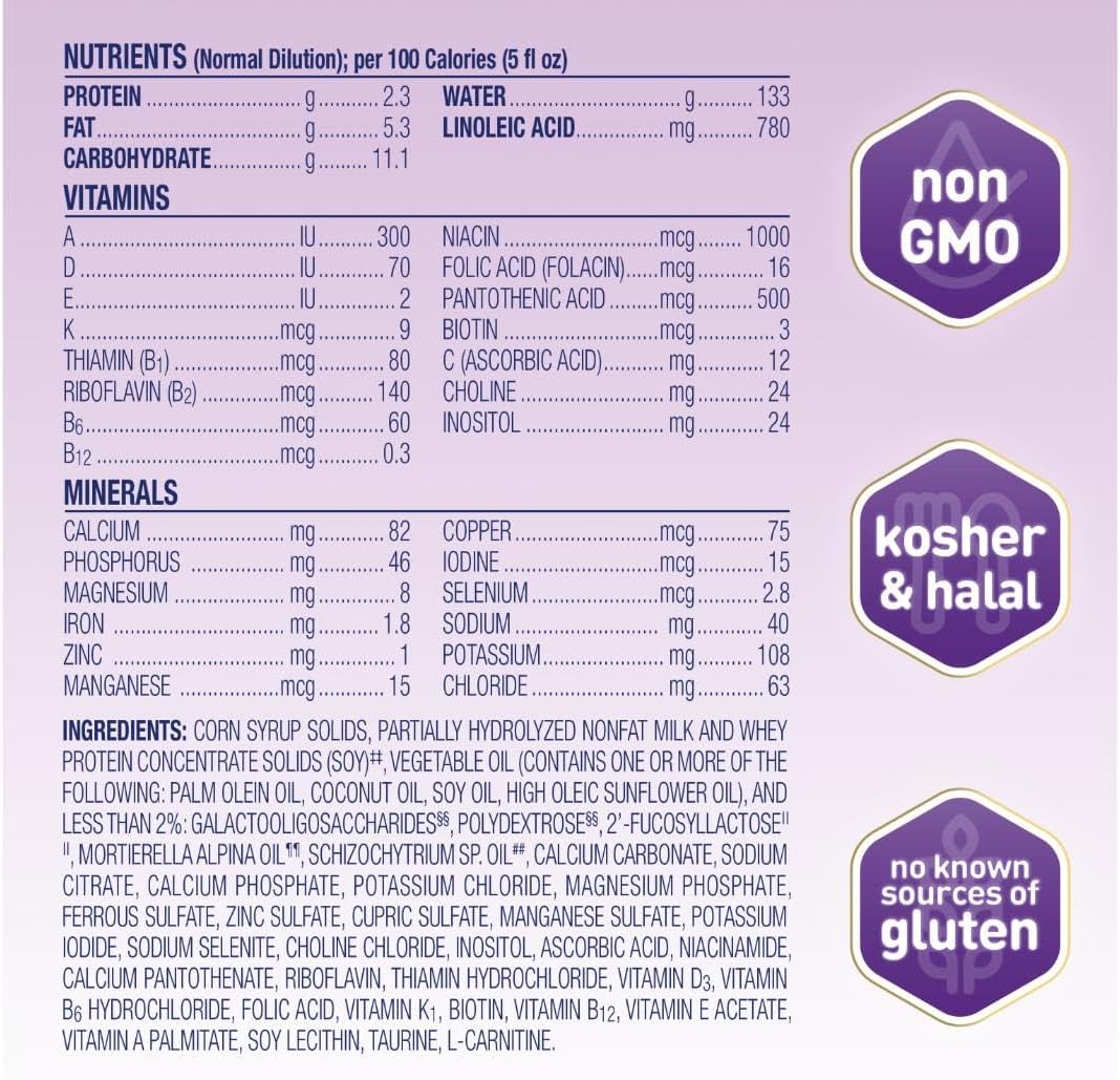 Enfamil NeuroPro Gentlease Baby Formula, Brain Building DHA, HuMO6 Immune Blend, Designed to Reduce