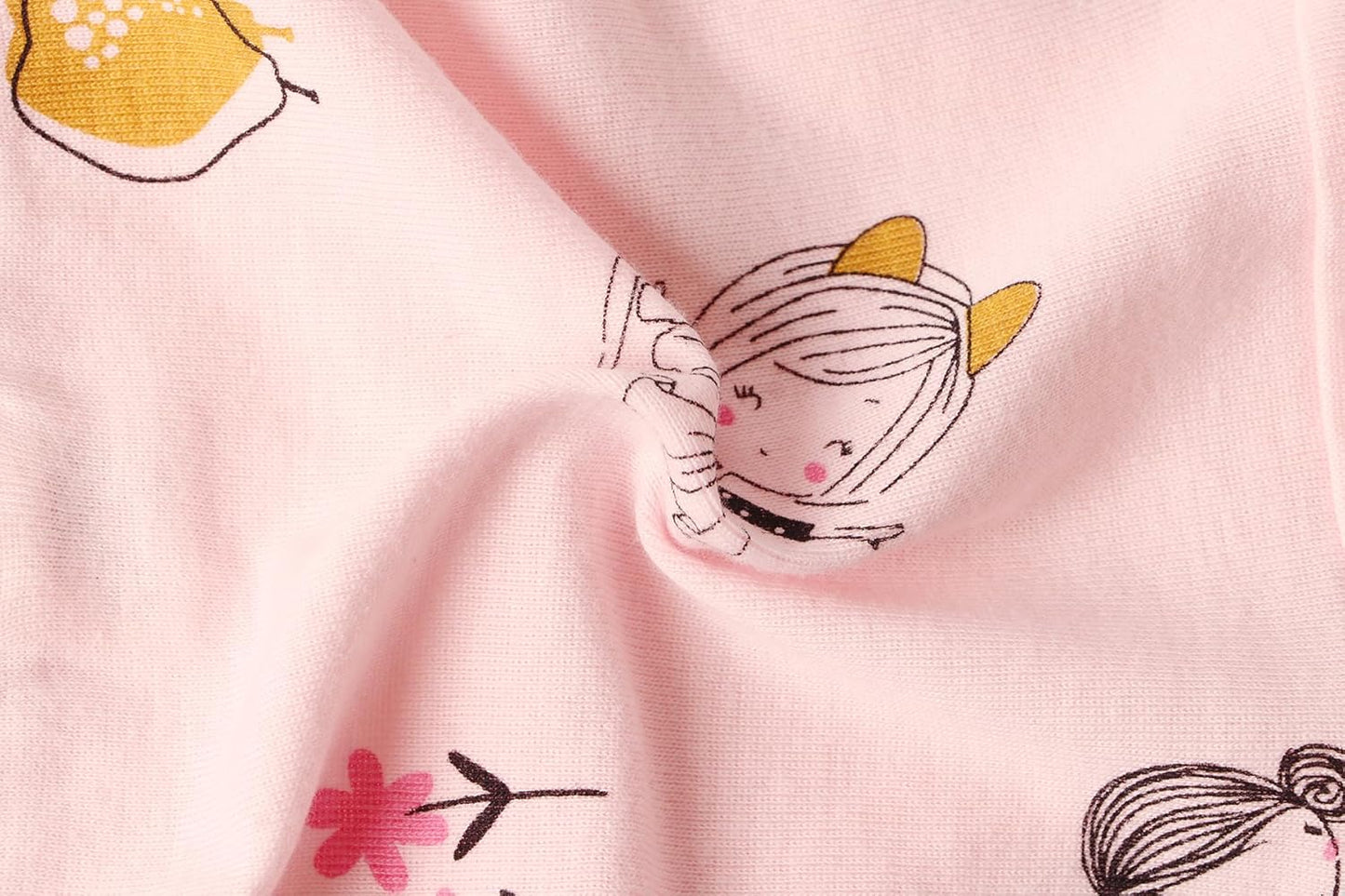 CHUNG Toddler Little Girls Kids Briefs Panties Soft Cotton Boyshort Underwear Pack Big Girl Daily Cute Pattern