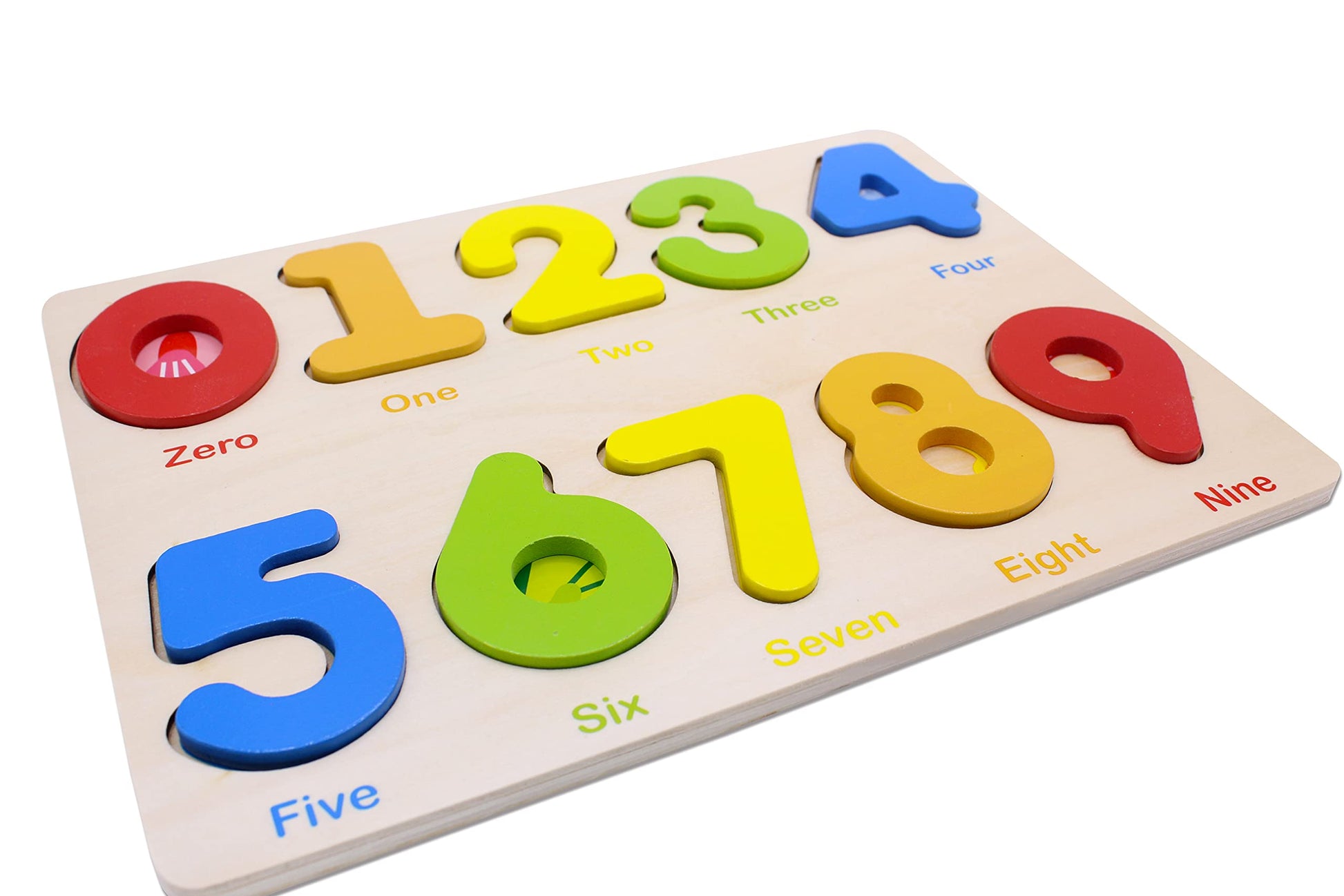 Aile Wooden Preschool Learning Number Puzzles Toys for Kids， Educational Toys.