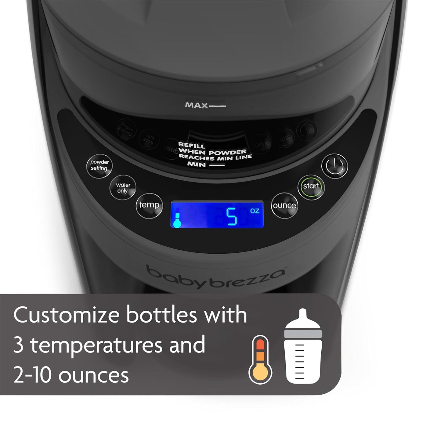 Baby Brezza New and Improved Formula Pro Advanced Formula Dispenser Machine - Automatically Mix a